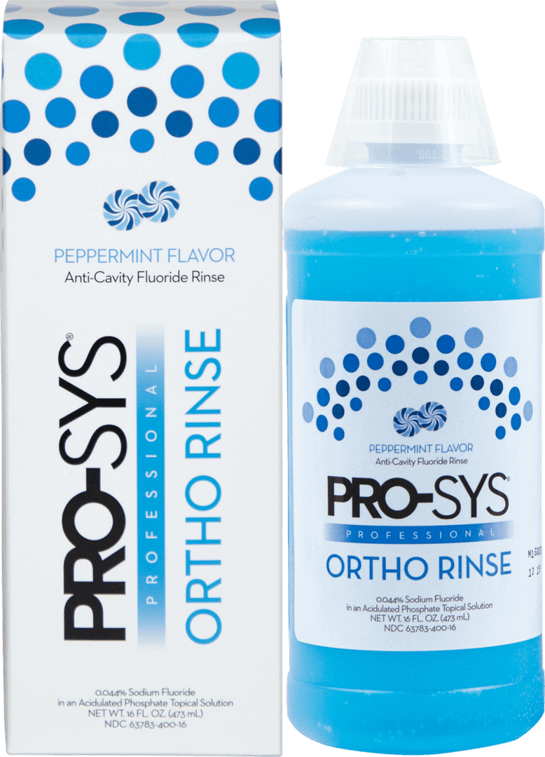 Ortho Rinse AntiCavity Mouthwash for Braces PROSYS